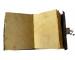 Leather Dragon Journal | Ancient Book | Amazing Gift - 200 Handmade Paged Grimoire Embossed Notebook With Tobacco Color And Handmade Unlined Ruled Paper Best Gift For Men And Women